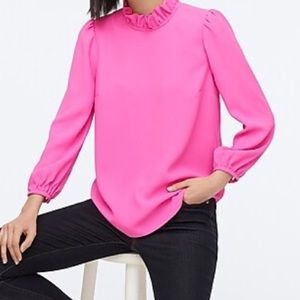 NWOT. J.Crew Ruffle Neck